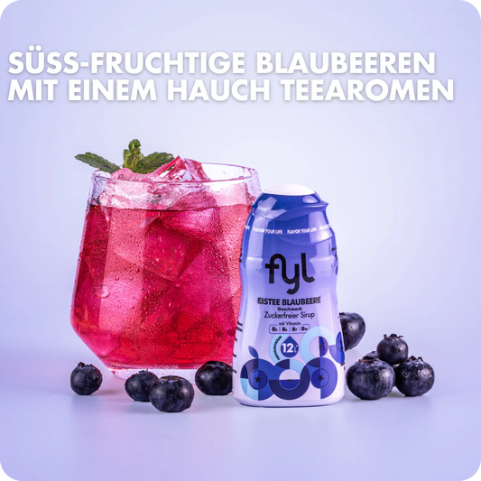 fyl Zuckerfreier Sirup - Eistee Blaubeere