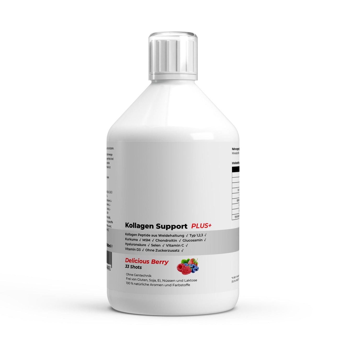 Kollagen Support PLUS+ Shots - Wild Berry  - 500ml